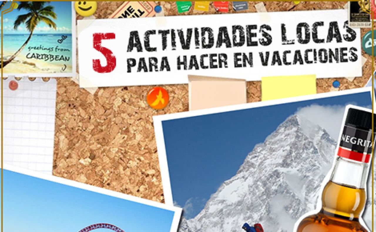 Prepara un verano loco con estas cinco actividades