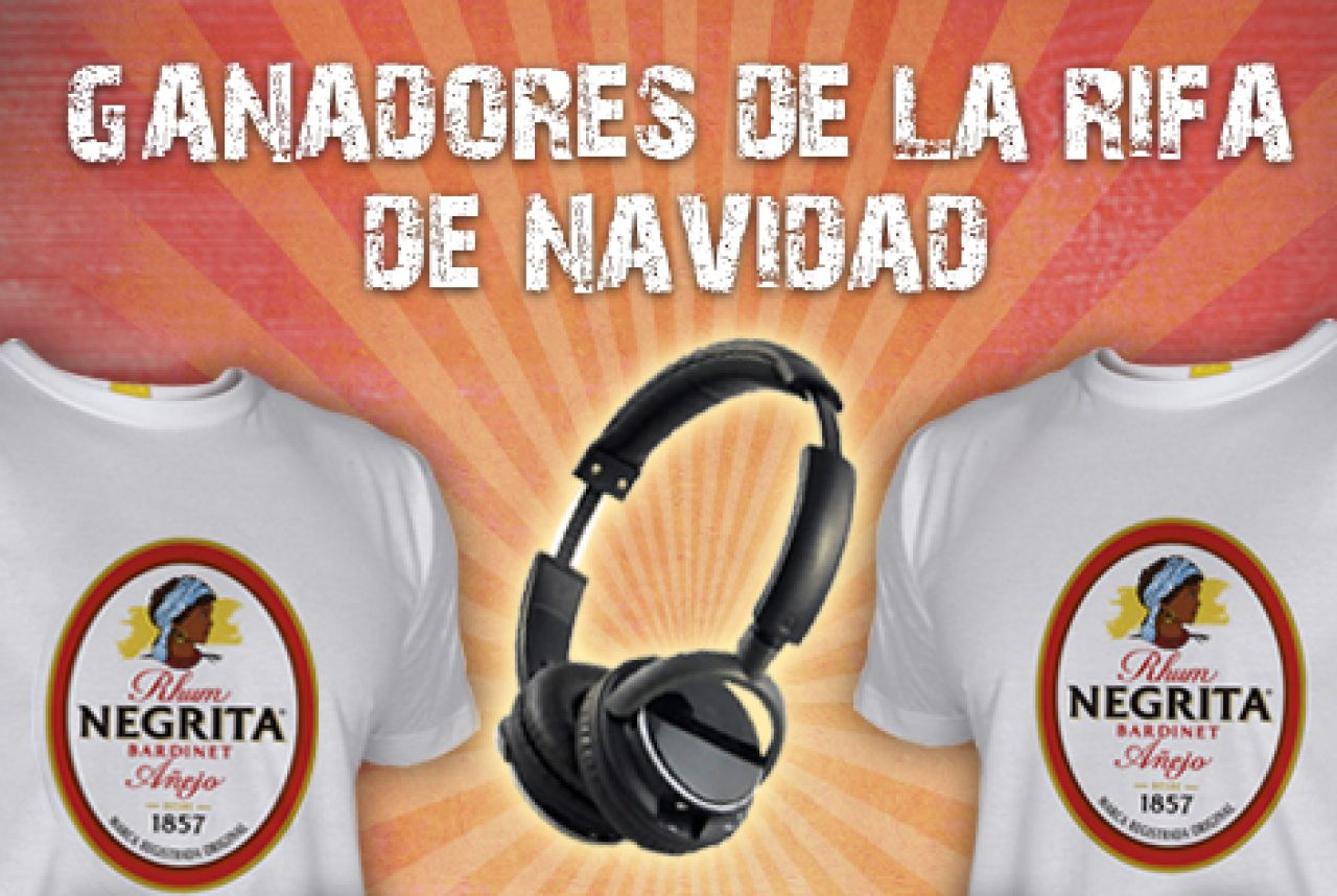 Ganadores: Rifa de Navidad