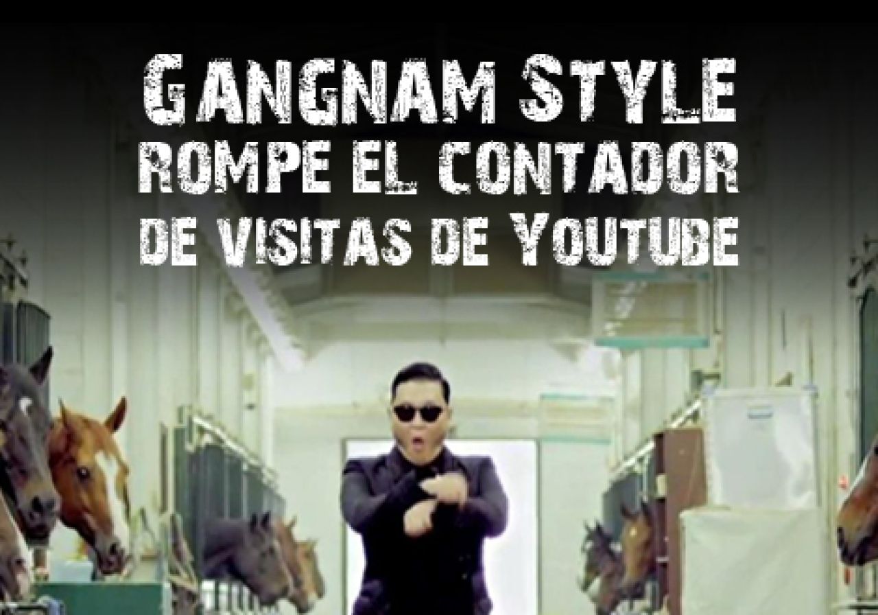 “Gangnam Style” rompe el contador de visitas de youtube