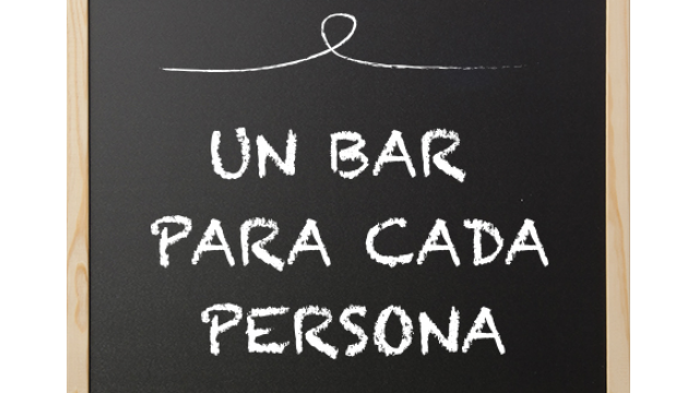 ¡Un bar para cada persona!